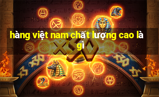 hàng việt nam chất lượng cao là gì