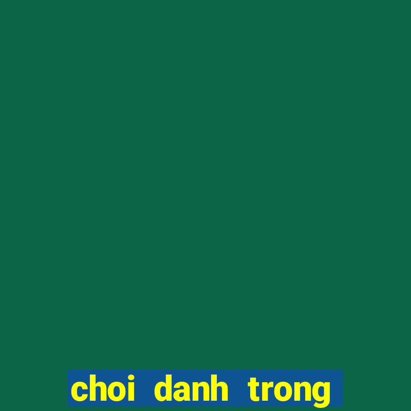 choi danh trong tren may tinh