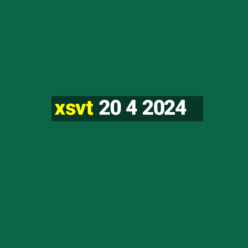 xsvt 20 4 2024