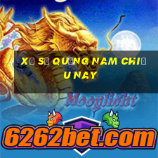 xổ số quảng nam chiều nay