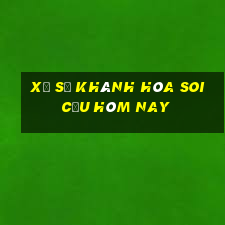 xổ số khánh hòa soi cầu hôm nay