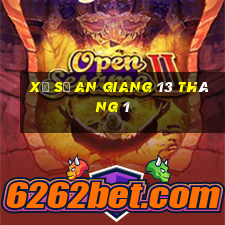 xổ số an giang 13 tháng 1