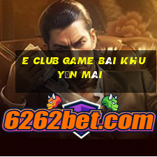 E Club Game Bài Khuyến Mãi