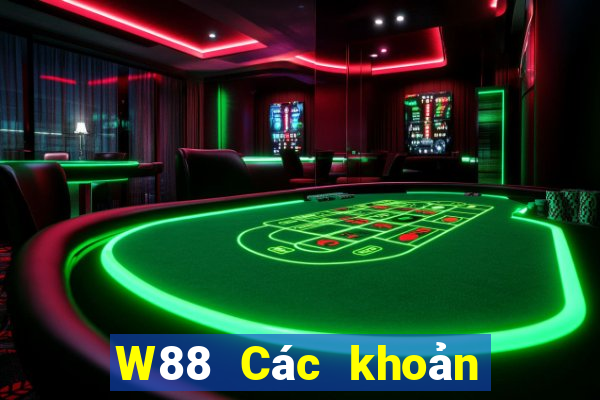 W88 Các khoản khấu trừ 188 mặt của Metropolitan