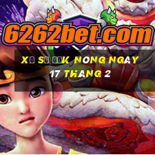 xổ số đắk nông ngày 17 tháng 2