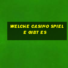 welche casino spiele gibt es