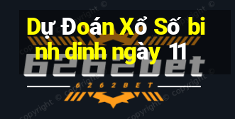 Dự Đoán Xổ Số binh dinh ngày 11