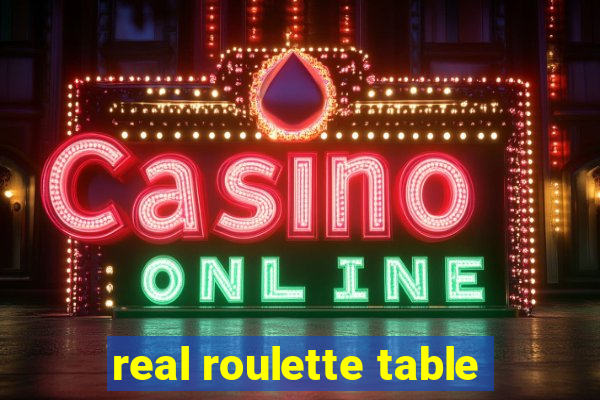 real roulette table