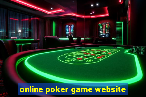 online poker game website