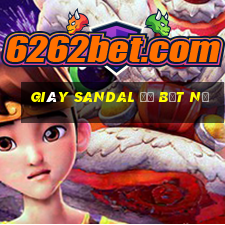 giày sandal đế bệt nữ