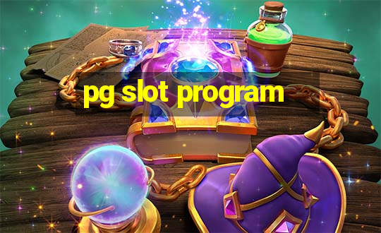 pg slot program