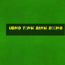 ubnd tỉnh bình dương