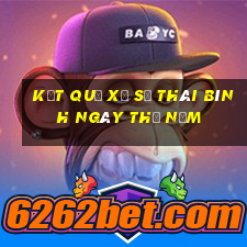 Kết quả xổ số thái bình ngày thứ năm