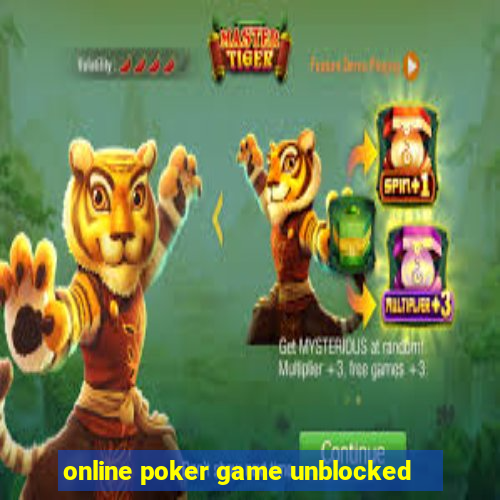 online poker game unblocked