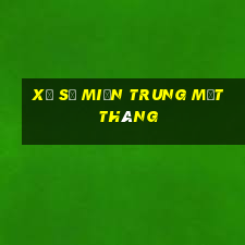 xổ số miền trung một tháng