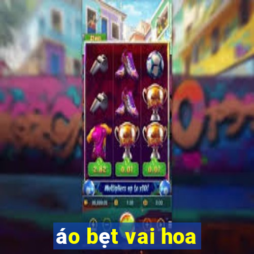 áo bẹt vai hoa