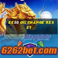 ee88 oil change reset