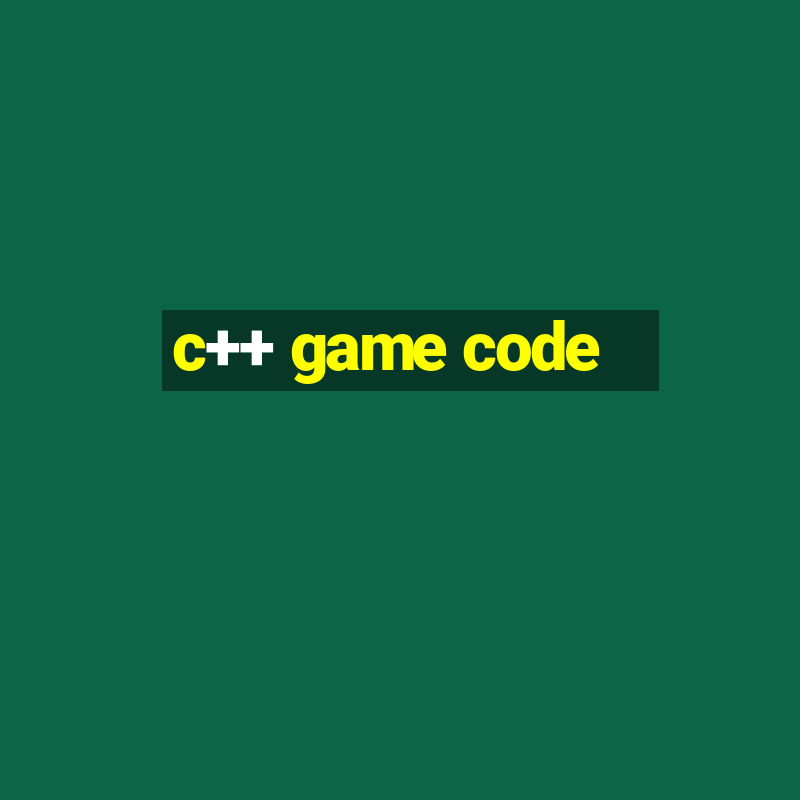 c++ game code