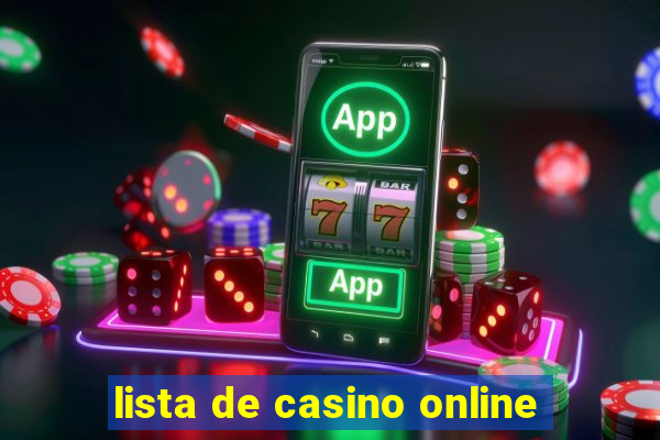 lista de casino online